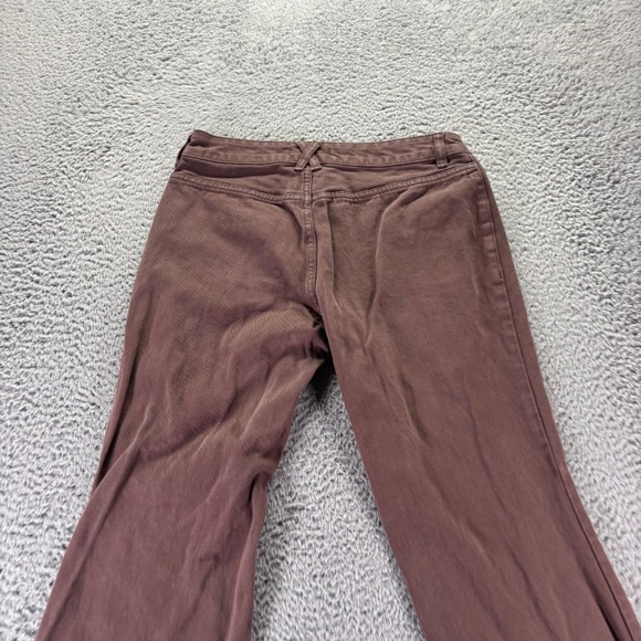 Pacsun Jeans Womens Size 28 Brown Cotton Low Rise Flared Fit Denim - Picture 8 of 12